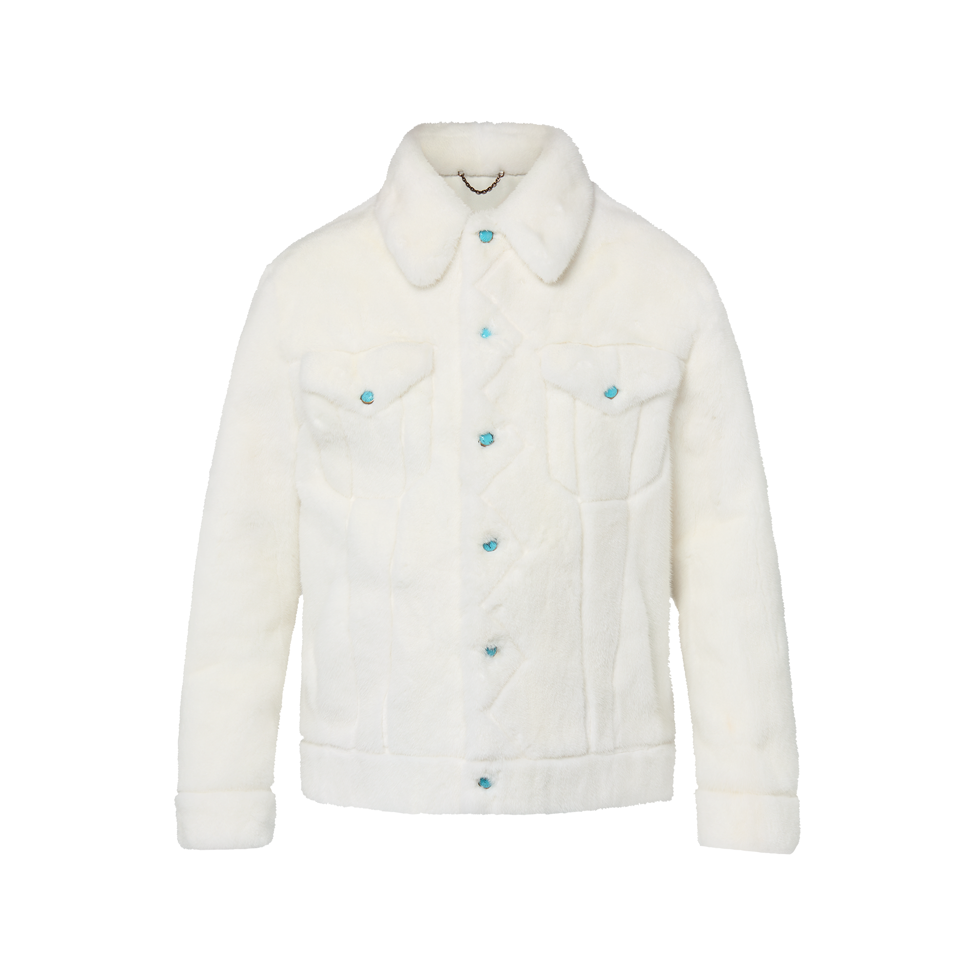 【aaa】LOUIS VUITTON ホワイトデニムジャケット 34 Mink Trucker Jacket - High-End Ready-to-Wear | LOUIS VUITTON